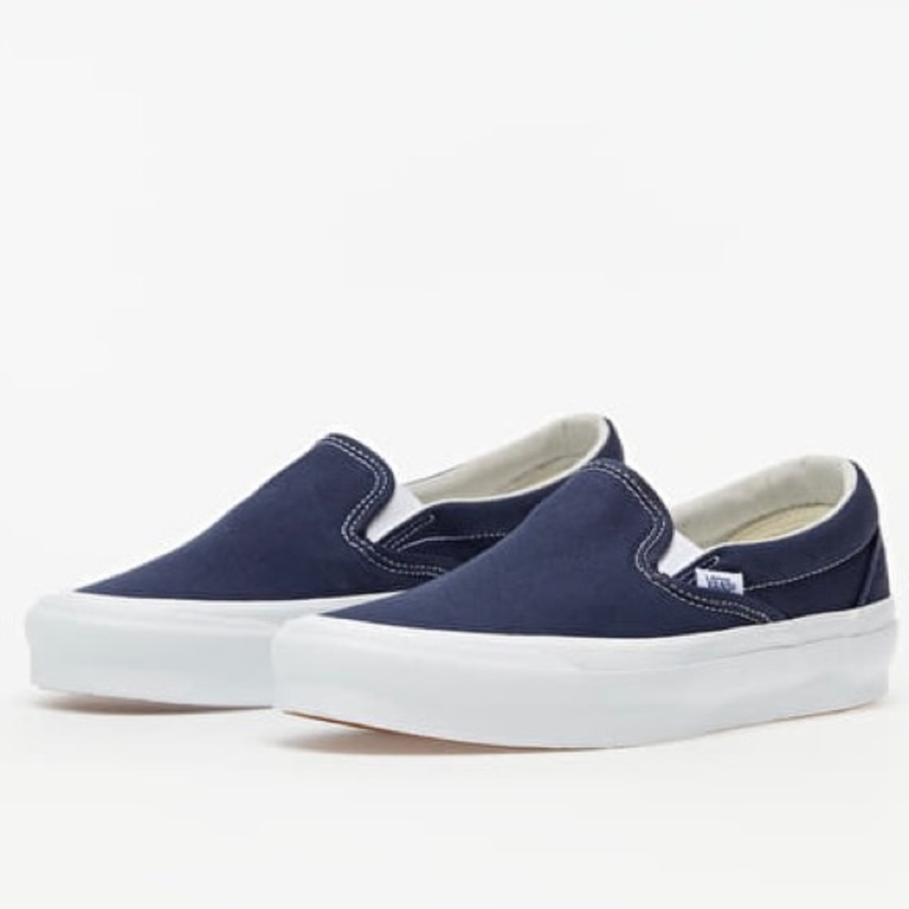 NWT Vans OG Classic Slip-On LX Navy Vault Edition size 6 M / 7.5 W